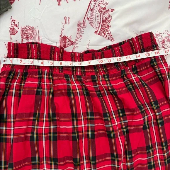 Old Navy Red Tartan Maxi Skirt, XL - Picture 6 of 7